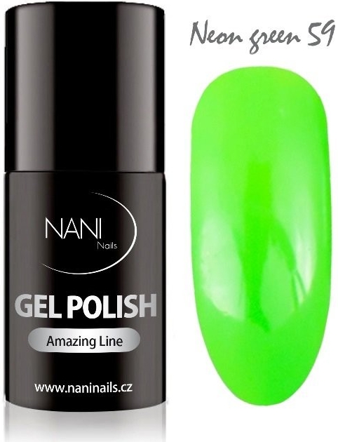 NANI Gel lak Amazing line Neon Green 5 ml od 129 Kč - Heureka.cz