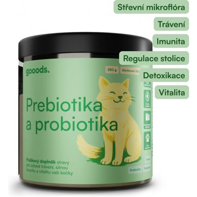 Gooods Prebiotika a probiotika 55 dávek 250 g – Zboží Mobilmania