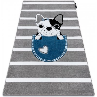 Dywany Łuszczów Petit Bulldog grey modrá