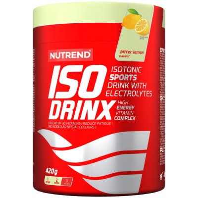 Nutrend ISOdrinX příchuť bitter lemon 420 g