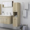 Koupelnový nábytek Nábytek XL Koupelnová skříňka dub sonoma 30 x 30 x 130 cm kompozitní dřevo