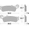 Moto brzdový kotouč Brzdové destičky DP Brakes SDP přední YAMAHA YZ 250 rok 22, 24