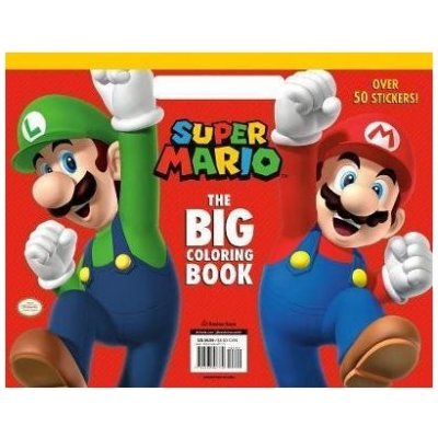 Super Mario: The Big Coloring Book Nintendo – Hledejceny.cz
