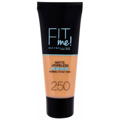 Maybelline Fit Me Make-up Matte + Poreless make-up 250 sun beige 30 ml – Zboží Mobilmania