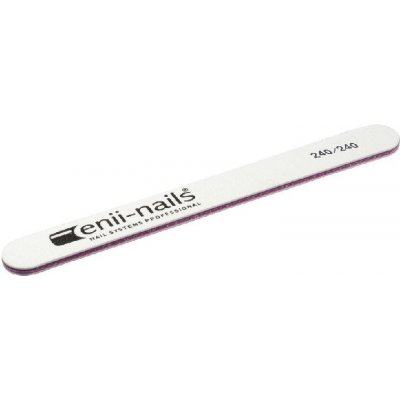 Enii Nails pilník na nehty bílý 240x240 – Zboží Dáma