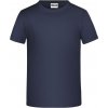 Dětské tričko James & Nicholson dětské chlapecké tričko Basic Boy JN745 modrá námořní