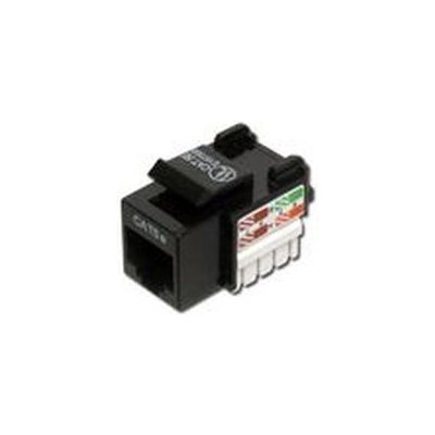 DIGITUS Keystone Jack CAT 5e, nestíněný RJ45 na LSA, barva černá DN-93501 – Hledejceny.cz