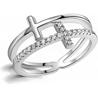 Mabell Dámský stříbrný prsten FOXY CZ221R F10090 5C45 – Zboží Mobilmania