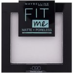 Maybelline Fit Me! Matte+Poreless matující pudr 090 Translucent 9 g – Zbozi.Blesk.cz