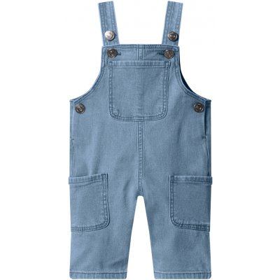 Lupilu Dětské kalhoty s laclem s BIO bavlnou světle modrá – Hledejceny.cz