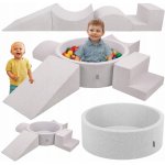 KiddyMoon PPZP-OK30D-115 suchý bazén + 200 míčků – Hledejceny.cz