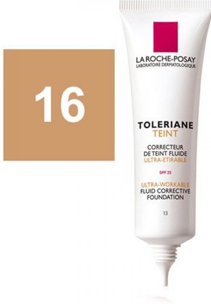 La Roche-Posay Francie La Roche-Posay Toleriane Corrective Teint Fluide fluidní  make-up SPF25 16 TAN 30 ml | Srovnanicen.cz