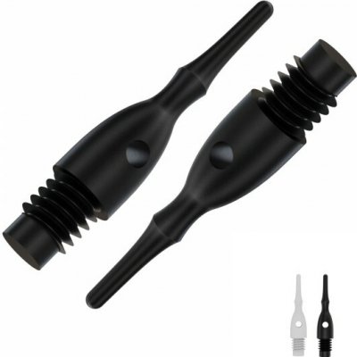 Bull's Mega Point Short soft hroty 6mm(2BA) 1000/100 ks. 61501 - 1bal/1000ks/černá – Zboží Mobilmania