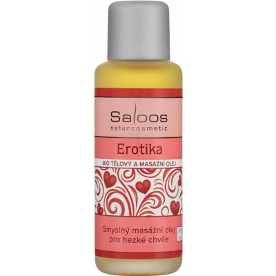 Saloos Tělový a masážní olej Erotika BIO (50 ml) - ideální pro partnerské masáže – Hledejceny.cz
