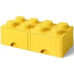 LEGO® úložný box s šuplíky 25 x 25 x 18 cm žlutá – Zboží Dáma