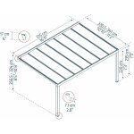 Palram Stockholm 3,4 x 5,2 antracit – Zboží Mobilmania