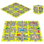 Iplay Pěnová podložka pro děti město 9 prvků – Zboží Dáma