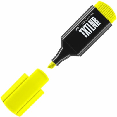 Faber-Castell 154207 Zvýrazňovač Short TXTLNR žlutý – Zboží Mobilmania