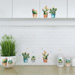 Crearreda 59615 Samolepicí dekorace CR S CactusKaktus 1 arch 15x31 cm – Zboží Dáma