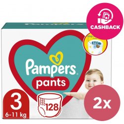 Pampers Pants 3 2x 128 ks