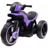 Elektrické vozítko Baby mix elektrická motorka Police fialová