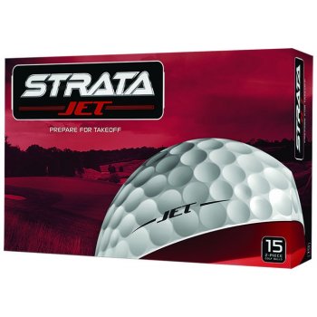 Strata Jet golfové míčky 2013, 15 míčků 15 míčků