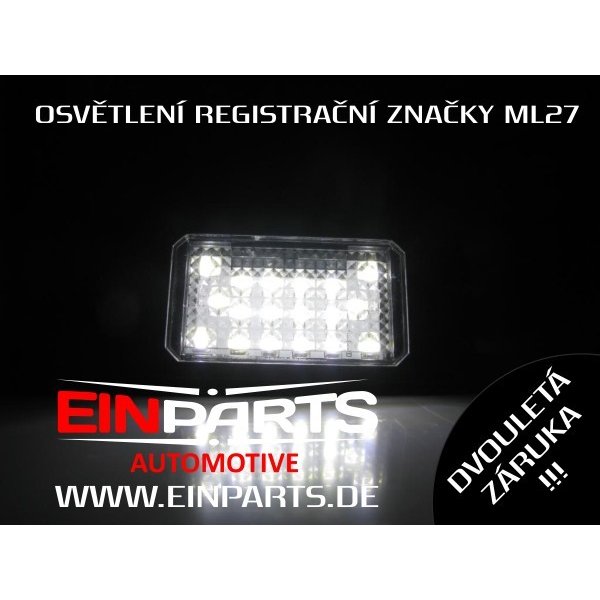 Exteriérové osvětlení VW TIGUAN 08-11 Osvětlení SPZ
