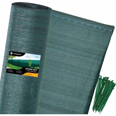 Stínící tkanina 150cm x 50m, 95% zastínění, zelená SPRINGOS SN0037 – Zboží Mobilmania