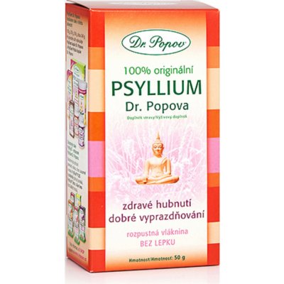 Dr. Popov Psyllium indicka rozpustna vlaknina 50 g – Zbozi.Blesk.cz