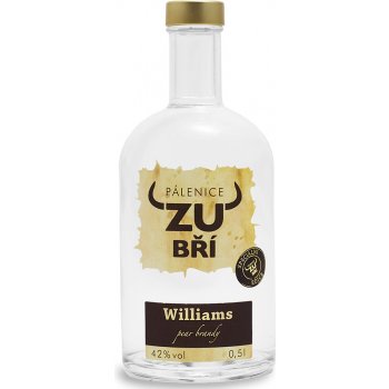 Pálenice Zubří Hruškovice Williams 42% 0,5 l (holá láhev)