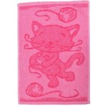 Profod Dětský ručník Cat pink 30 x 50 cm – Sleviste.cz