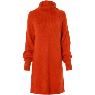 esmara Dámské pletené šaty oranžová – Zboží Dáma esmara Dámské pletené šaty oranžová – Zboží Dáma
