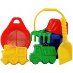 LORI 208 Kbelík, sítko, lopatka a bábovičky na písek – Sleviste.cz