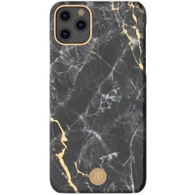 Kingxbar Marble Series silikonové pouzdro marble pro iPhone 11 Pro Max black