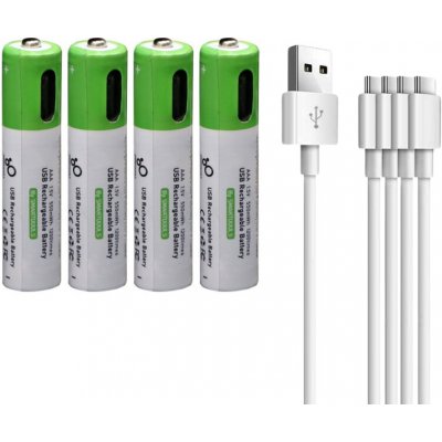 Smartoools AAA 750mWh USB-C dobíjení 1200 cyklů 4 ks 661381 – Hledejceny.cz