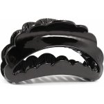 Půlkulatý skřipec na vlasy Barva: černá – Zboží Dáma