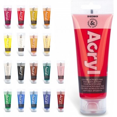 Primo Akrylová barva tuba 75ml bílá 935567 – Sleviste.cz