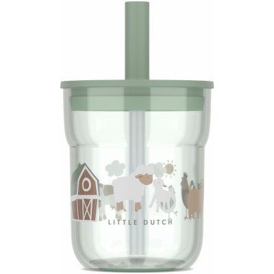 Mepal sklenička s brčkem Mio farma 250 ml – Sleviste.cz