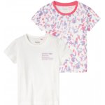 lupilu Dívčí triko, 2 kusy (98/104, bílá / lila fialová / růžová) – Zboží Mobilmania