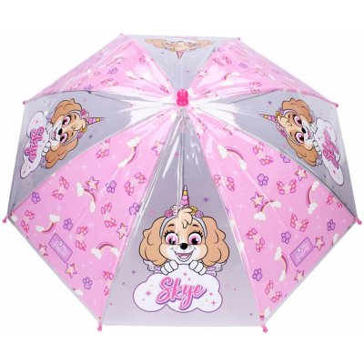 Tlapková patrola deštník dětský růžový – Zboží Mobilmania