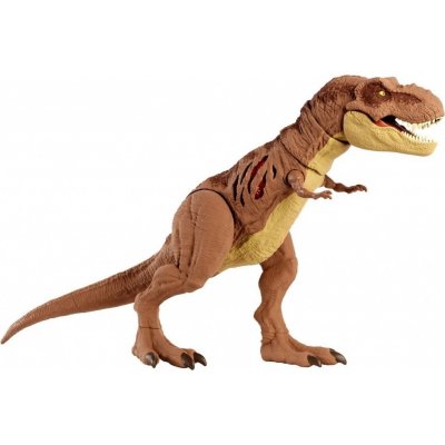 Mattel Jurský svět Křídový kamp Tyrannosaurus Rex Extreme Damage – Zboží Mobilmania