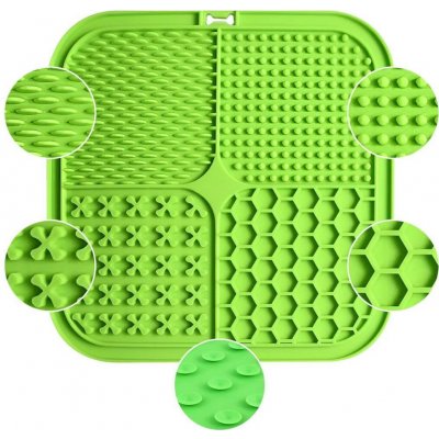 VNT electronics Silikonová lízací podložka pro psa 20 × 20 cm – Zbozi.Blesk.cz