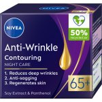 Nivea Anti Wrinkle Contouring noční krém 65+ 50 ml – Zboží Mobilmania