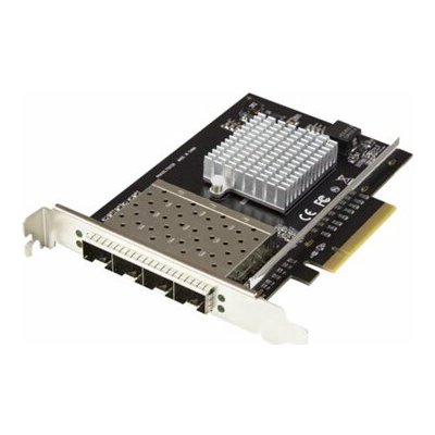 StarTech.com Quad Port 10G SFP+ Network Card, Intel XL710 Open SFP+ Converged Adapter, PCIe 10 Gigabit Ethernet Server NIC, 10GbE Fiber Optic LAN Card Dell PowerEdge HPE ProLiant, NIC Card - 10Gb SFP+ – Zboží Živě