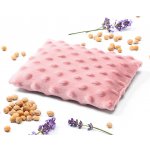 Babyono 796/01 Nahřívací polštářek s višňovými pecičkami a levandulí Minky růžový – Zboží Mobilmania