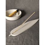 Dees Craft Studio LEAF držák na vonné tyčinky ve tvaru listu Barva 1 Alabaster Silk – Hledejceny.cz