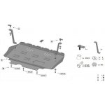 Kryt pod motor AUDI A3 Hatchback 3-Door (8P1) - Plech - 8595698041302 – Hledejceny.cz