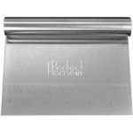 Nerezová kuchyňská stěrka s měrkou 15x12 cm – Zboží Dáma