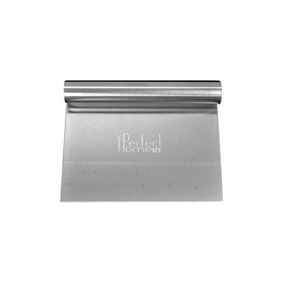 Nerezová kuchyňská stěrka s měrkou 15x12 cm – Zboží Dáma