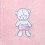 New Baby zimní kabátek Nice Bear růžová – Zboží Mobilmania